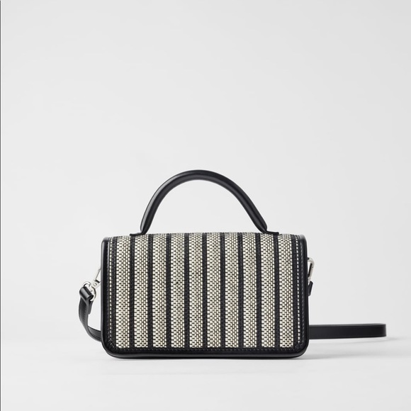 Zara fabric crossbody bag - Picture 1 of 6